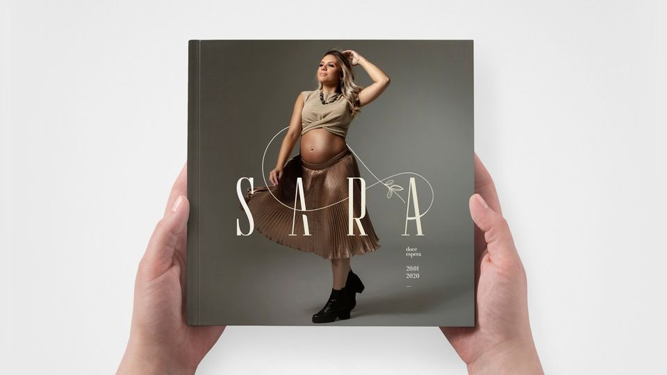 DIAGRAMAÇÃO | DOCE ESPERA DA SARA - DESIGN DE ÁLBUNS